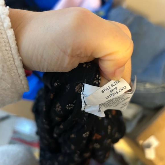 Madewell Wrap Front Romper in Prairie Posies - Picture 8 of 9